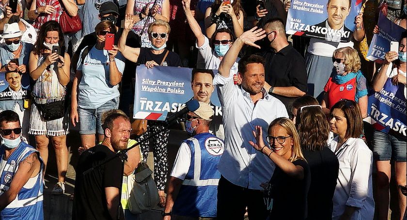 Prezydent Rafał Trzaskowski na Bulwarach 