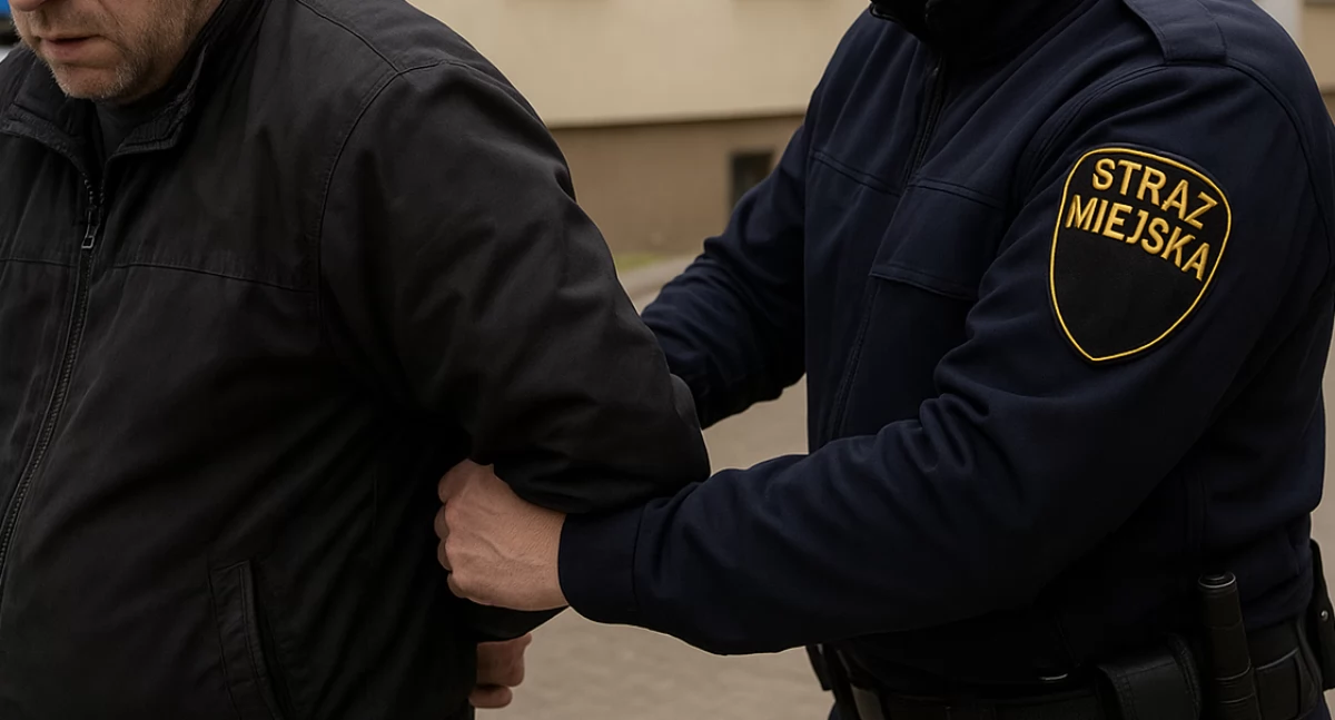 Działania służb, Zapłacił cudzą kartą wpadł przez interwencję straży miejskiej - zdjęcie, fotografia
