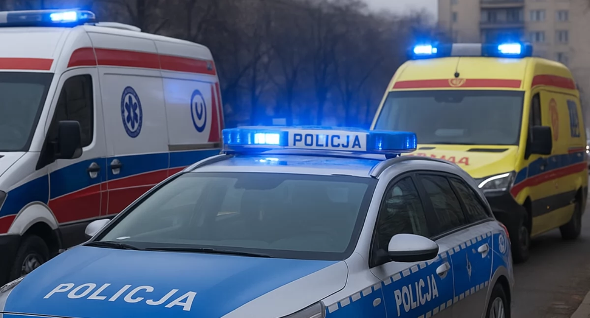 Działania służb, Katastrofa ruchu lądowym zderzenie Placu Bankowym - zdjęcie, fotografia