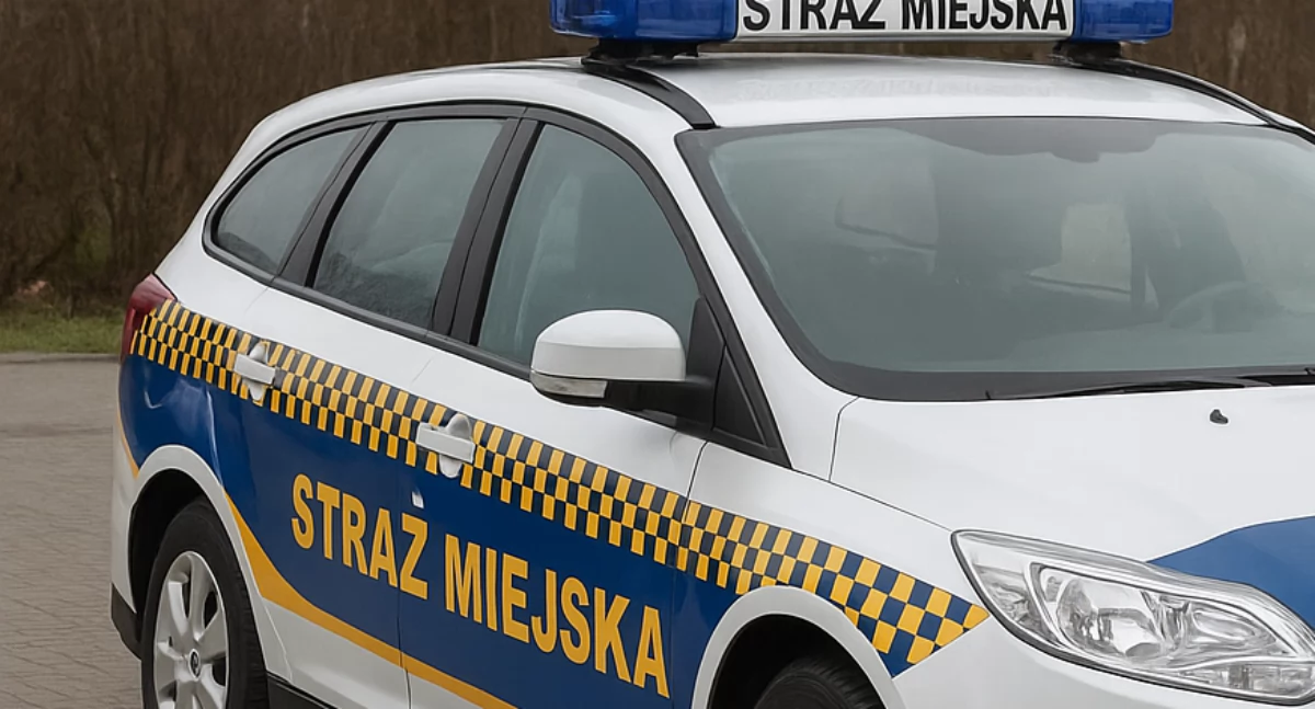 Działania służb, Dramatyczny moment podczas rodzinnego spaceru interwencja strażników miejskich okazała kluczowa - zdjęcie, fotografia