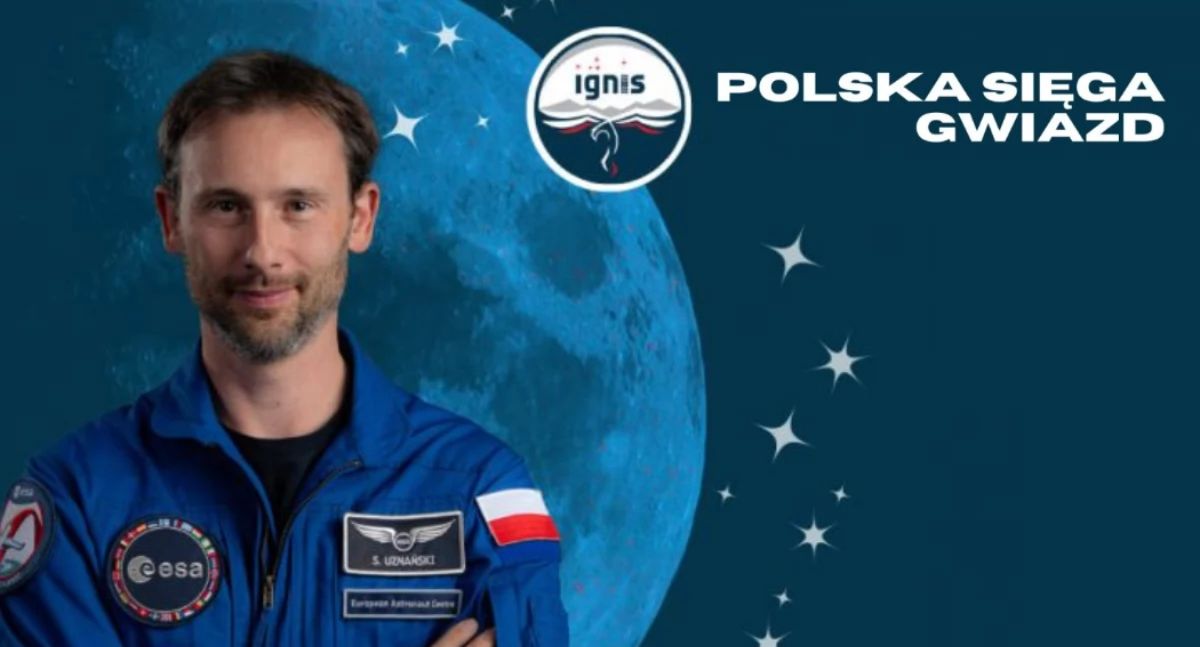 Znani ludzie, Marzenia kosmosie spotkanie Sławoszem Uznańskim Wiśniewskim Uniwersytecie Warszawskim - zdjęcie, fotografia