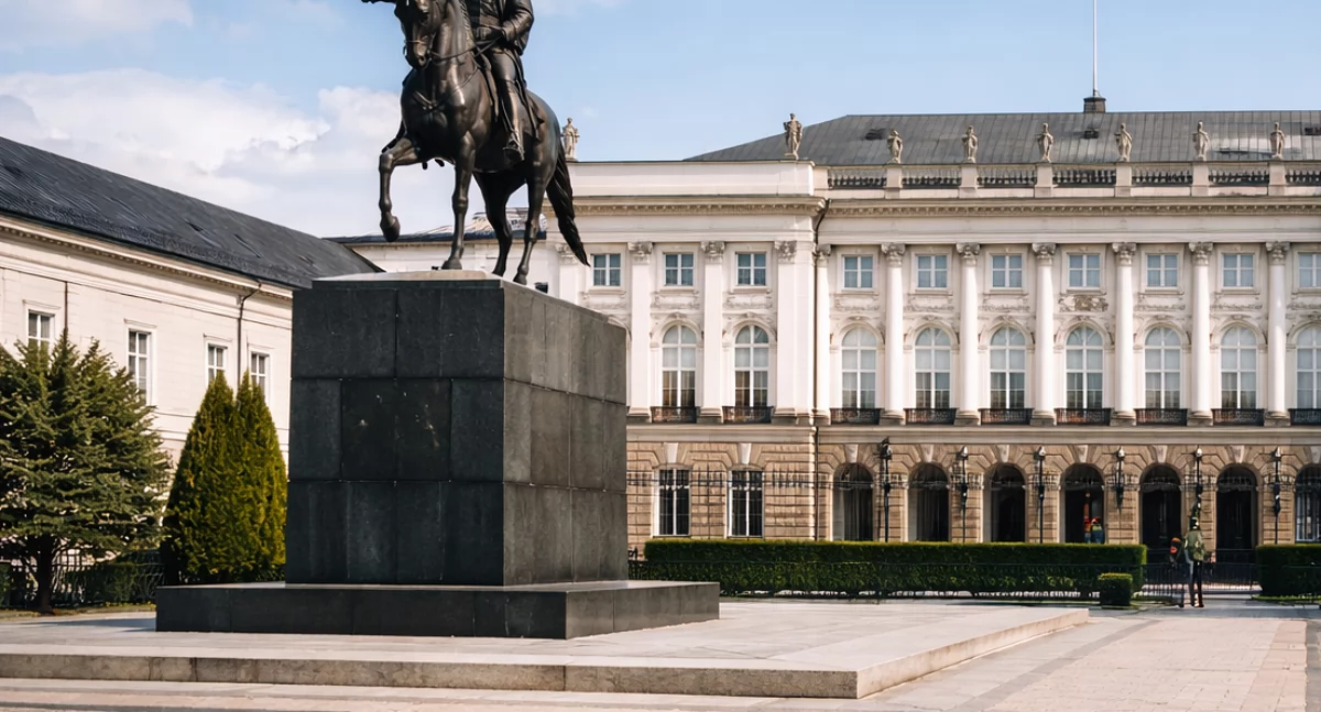Aktualnosci , Pierwsze oficjalne rozmowy Zełenskiego Nawrockiego Pałacu Prezydenckim - zdjęcie, fotografia