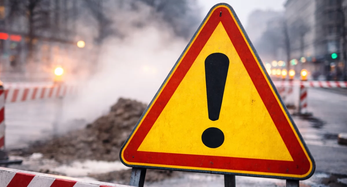 Aktualnosci , Przerwa dostawie ciepła Śródmieściu Ponad budynków ogrzewania - zdjęcie, fotografia