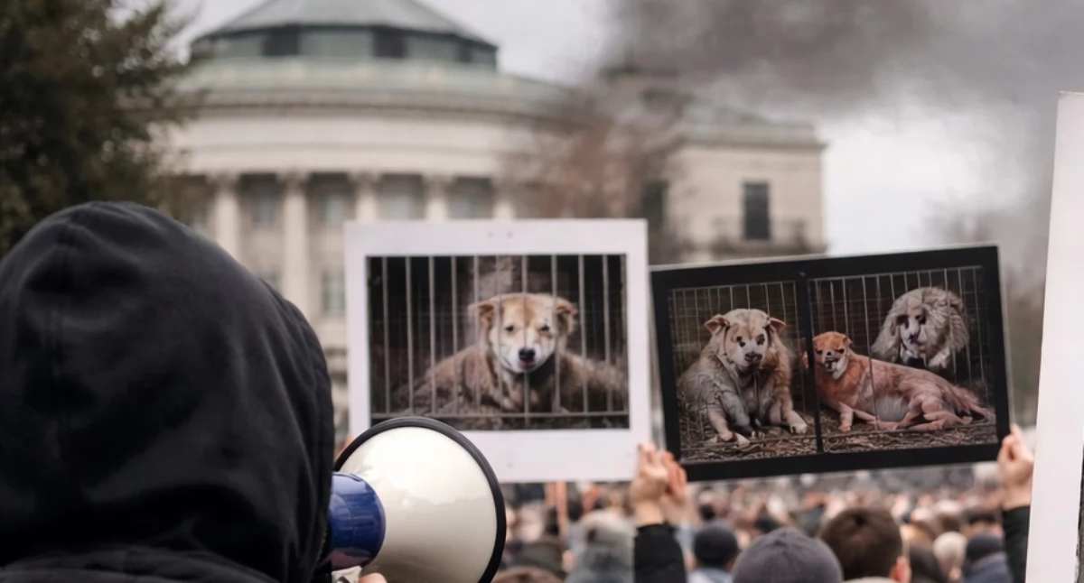 Aktualnosci , Warszawa protestuje przeciw futrom obyło kontrowersji - zdjęcie, fotografia