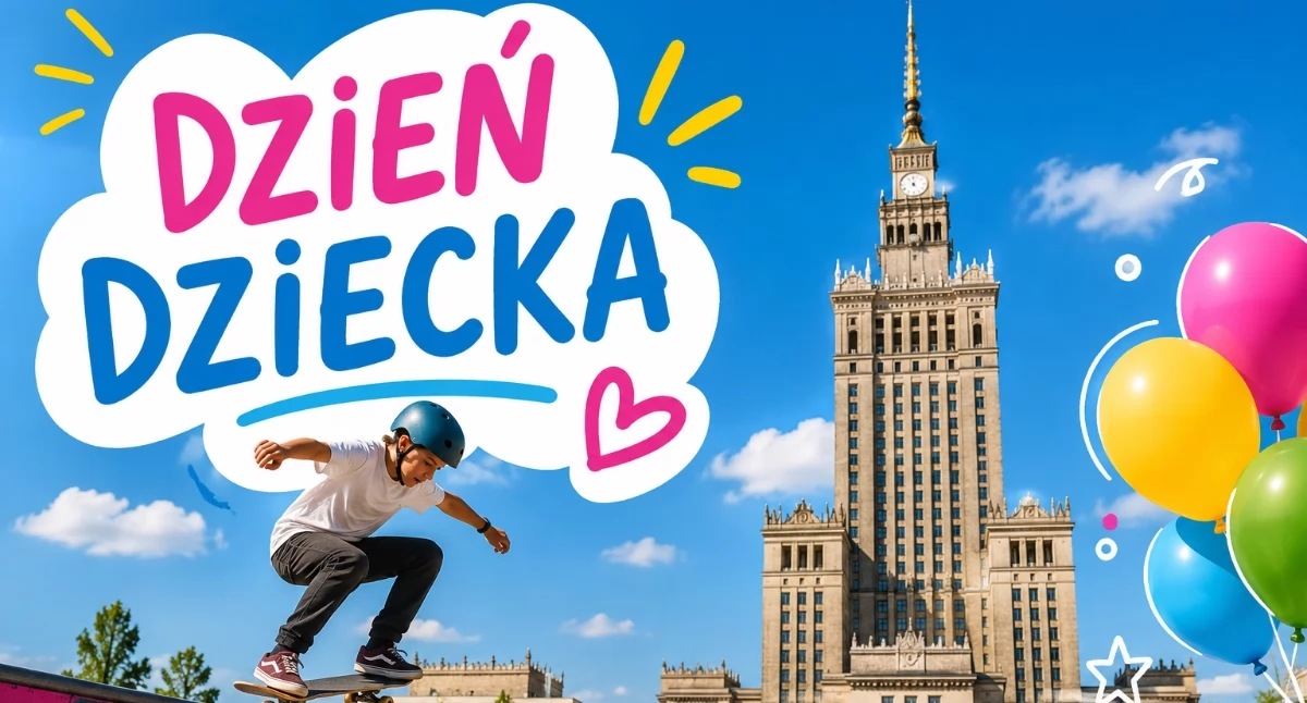 Dla dzieci, Dzień Dziecka Warszawie Darmowy skatepark rodzinny piknik - zdjęcie, fotografia
