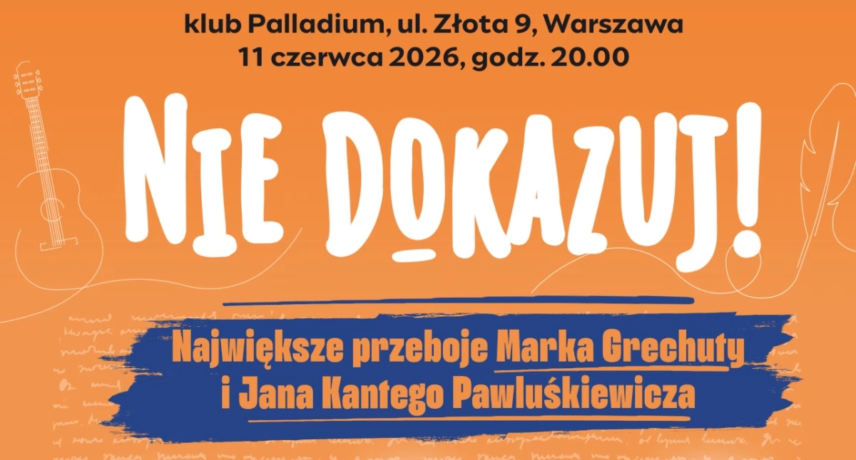 Koncerty, Muzyczny hołd Marka Grechuty Warszawie wkrótce wyjątkowy koncert - zdjęcie, fotografia