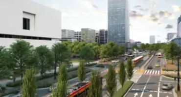 Zielona rewolucja na ul. Marszałkowskiej - drzewa, kwiaty i ogrody deszczowe w centrum Warszawy