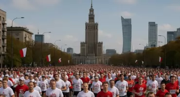 35. Bieg Niepodległości: biało-czerwony tłum wybiegnie na ulice Warszawy