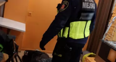 Nietrzeźwy złodziej zatrzymany przez straż miejską!