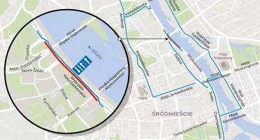 Weekendowe utrudnienia na Wisłostradzie. Drogowcy ułożą nową nawierzchnię