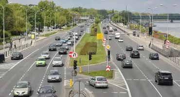 Jeden pas na Wisłostradzie. Poważne utrudnienia dla kierowców